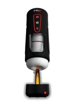 P.D.X. Elite Milk Me Hotter Rechargeable Stroker Thrusts And Vibrates