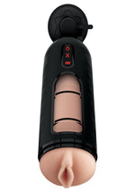 PDX Elite Vibrating Mega Milker Masturbator Talks And Moans