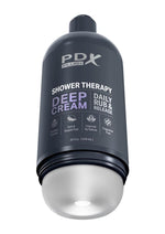 PDX Plus Shower Therapy Deep Cream Discreet Stroker