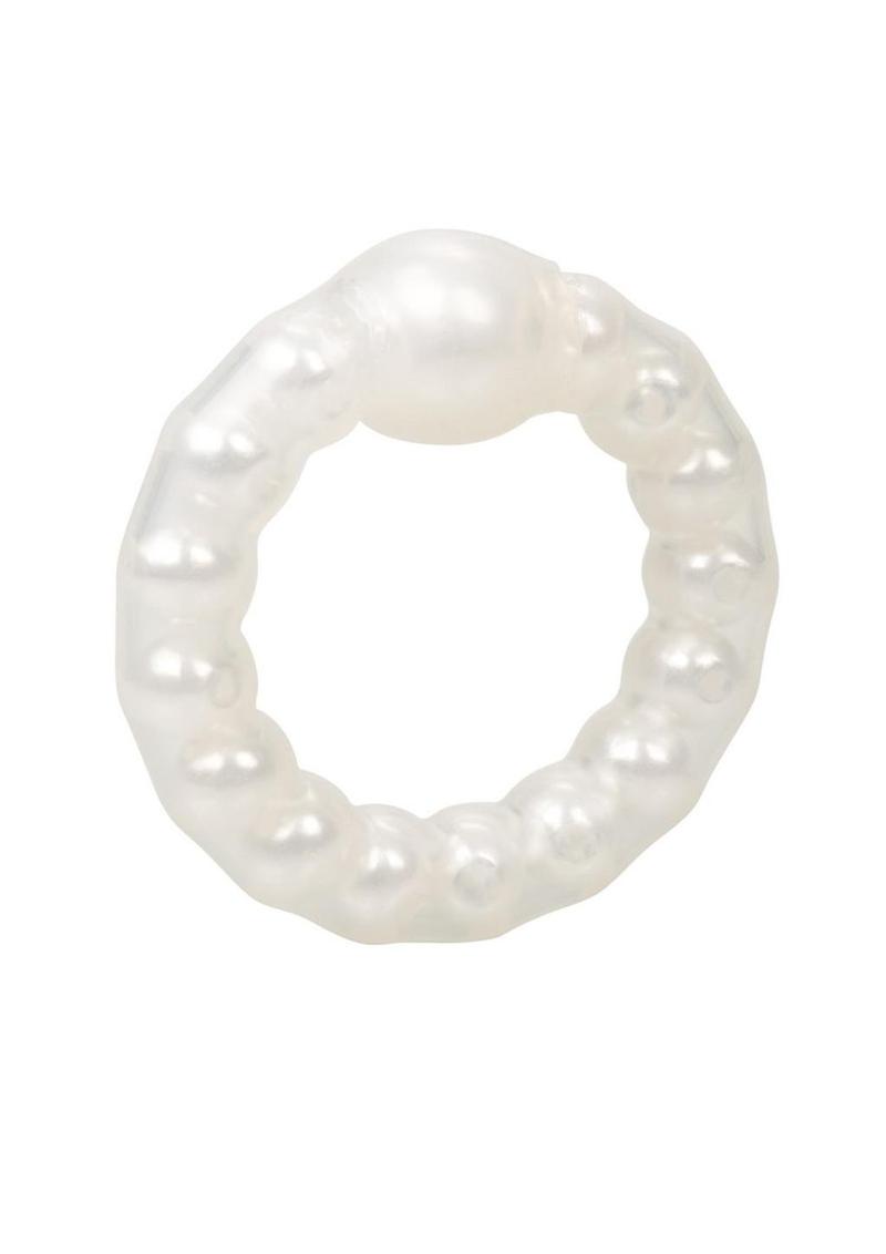 CalExotics Pearl Beaded Prolong Ring Stimulating
