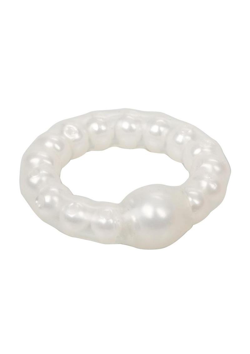 CalExotics Pearl Beaded Prolong Ring Stimulating