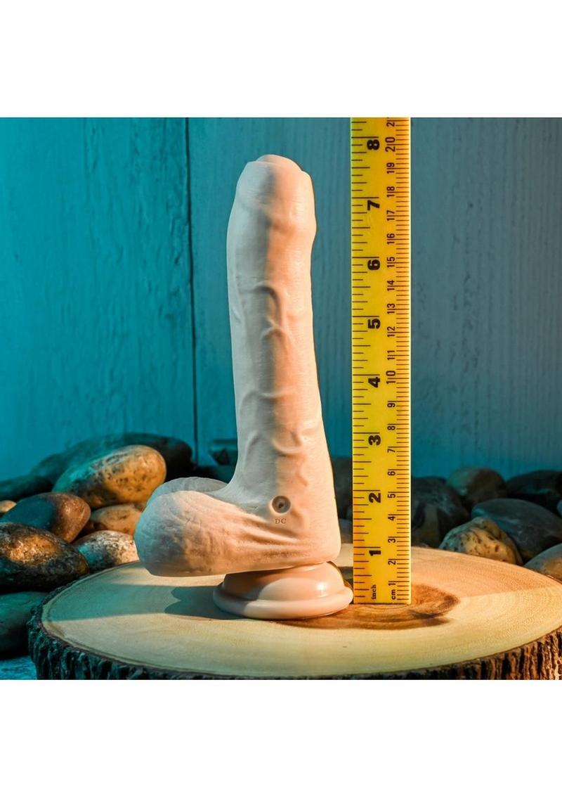 Evolved Peek A Boo Vibrating Rechargeable Silicone Dildo