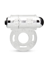 Performance C-Vibes Multi-Speed Vibrating Cock Ring - Clear/Silver