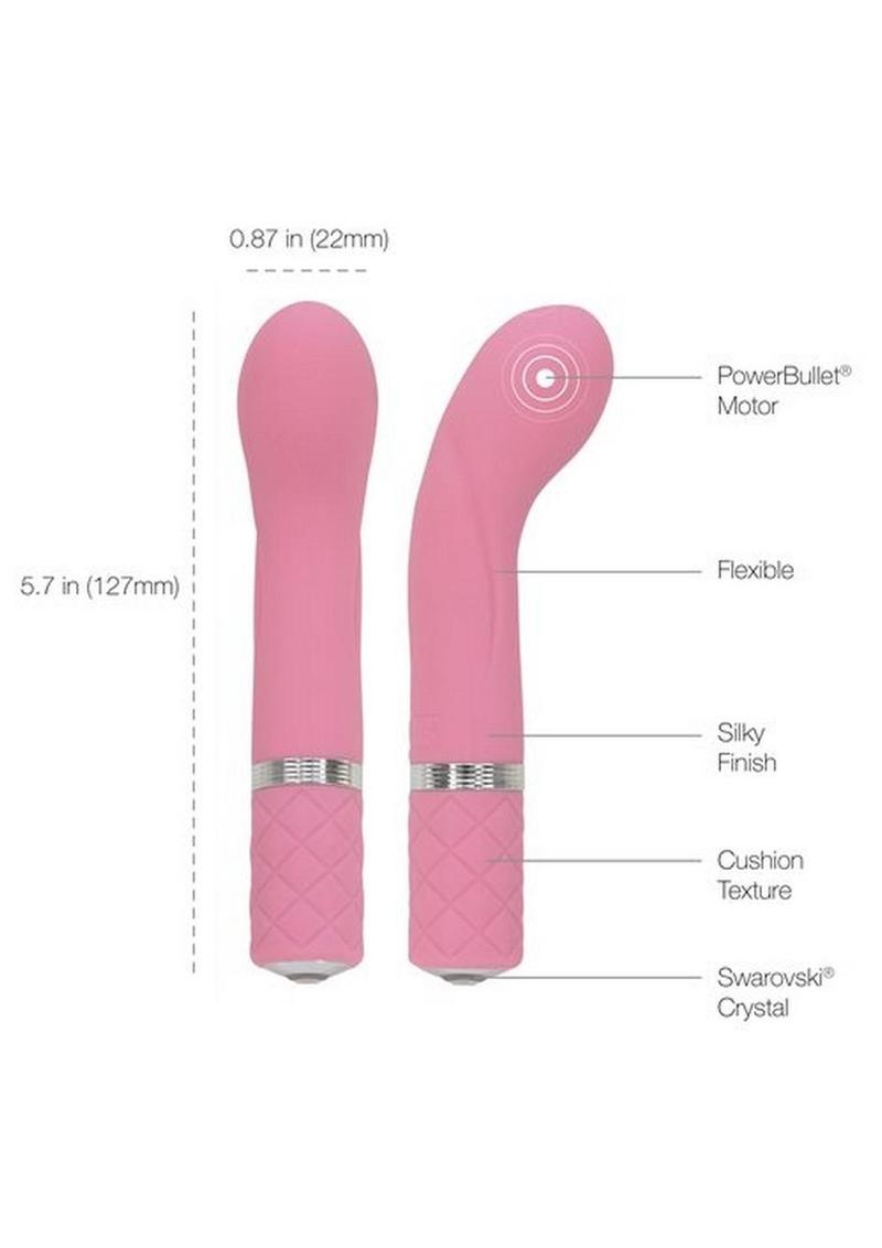 Pillow Talk Racy Rechargeable Mini G-Spot Vibrator with Swarovski