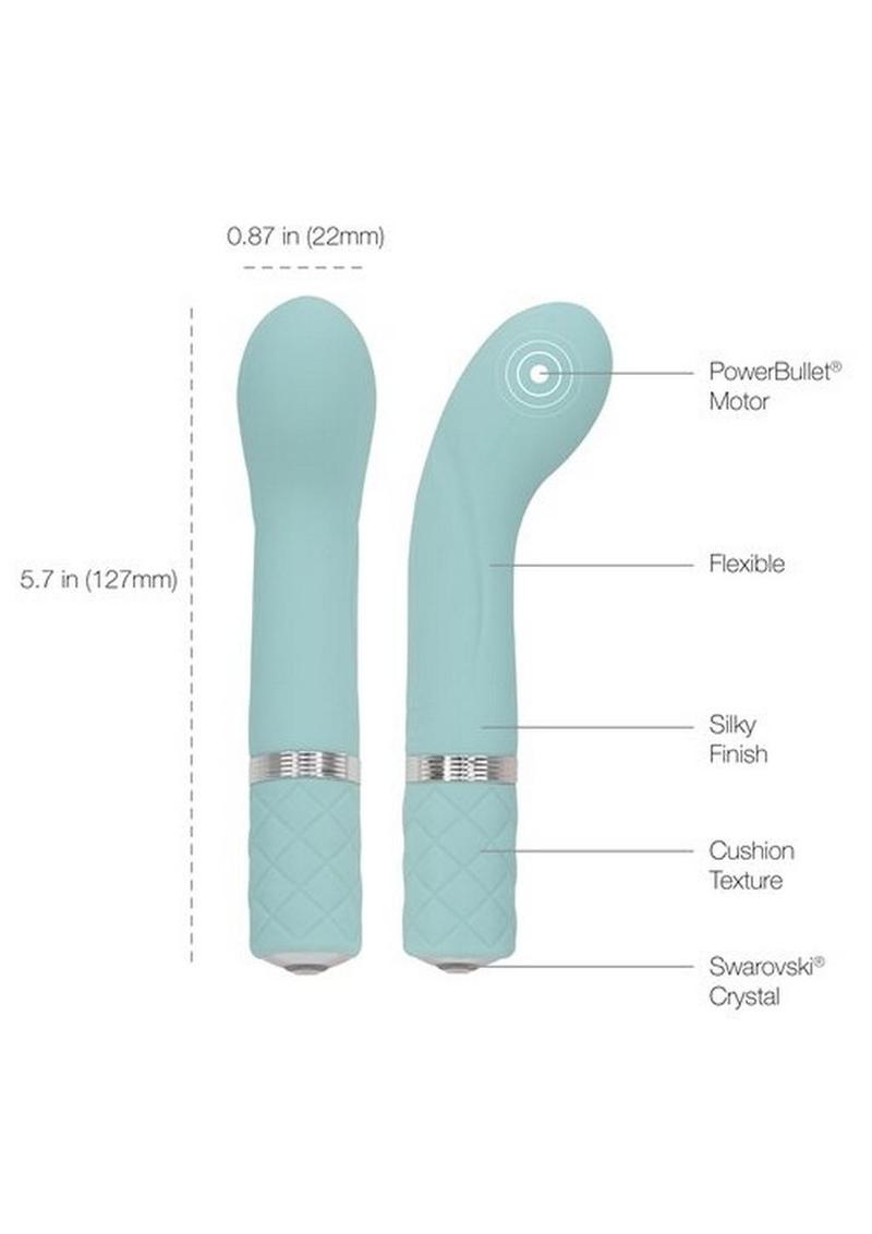 Pillow Talk Racy Rechargeable Mini G-Spot Vibrator with Swarovski