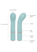 Pillow Talk Racy Rechargeable Mini G-Spot Vibrator with Swarovski