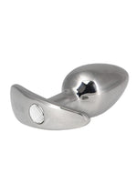 Pillow Talk Sneaky Stainless Steel Anal Plug with Swarovski Crystal