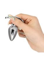 Pillow Talk Sneaky Stainless Steel Anal Plug with Swarovski Crystal