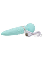 Pillow Talk Sultry Dual-Ended Warming Wand Massager with Swarovski