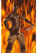 Pin the Hose on the Fireman Adult Party Game