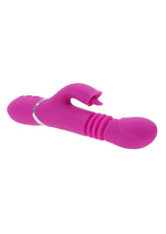 Evolved Pink Dragon Thrusting and Twirling Rechargeable Silicone Vibrator