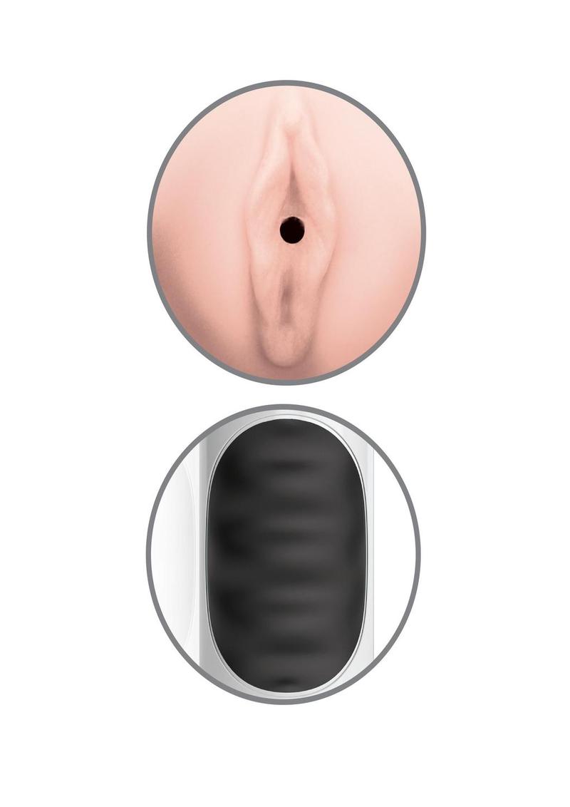 Mega Grip Squeezable Vibrating Pussy Stroker 10 Vibration Functions
