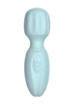 Pixey 2go Rechargeable Silicone Mini Wand - Ocean - Green