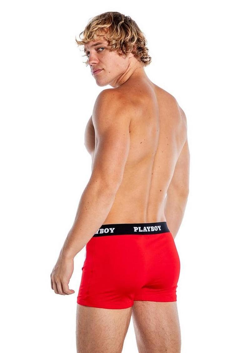 Playboy Men's Boxer Briefs