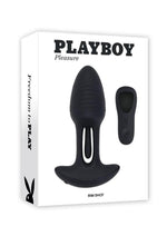 Playboy Rim Shot Rechargeable Silicone Anal Plug - Black