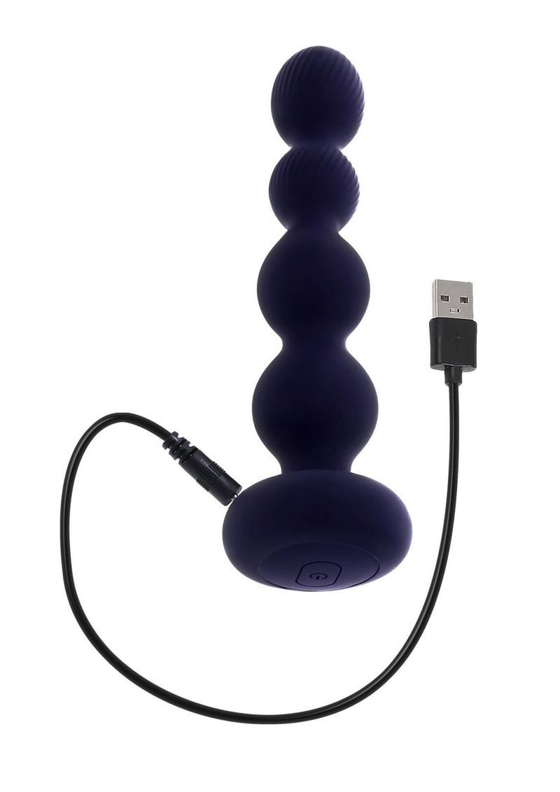 Evolved Pleasure Orbit Rechargeable Silicone Anal Beads