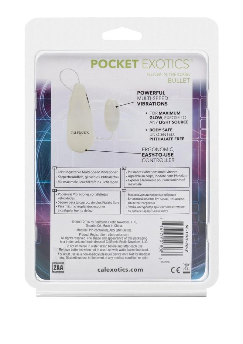 CalExotics Pocket Exotics Glow-in-the-Dark Bullet