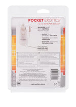 Pocket Exotics HeatedRemote Control Whisper Bullet