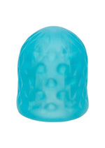 Pop Sock Tickler Reversible Textured Stroker - Blue