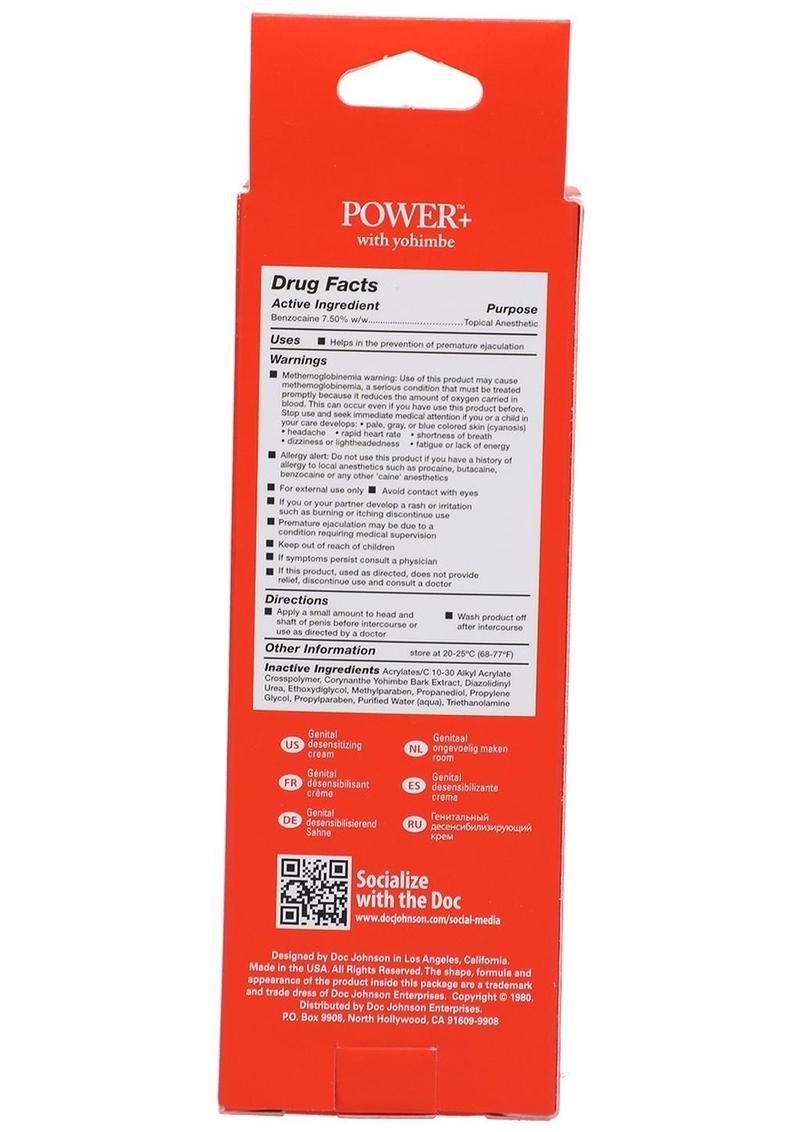 Power Plus Delay Cream