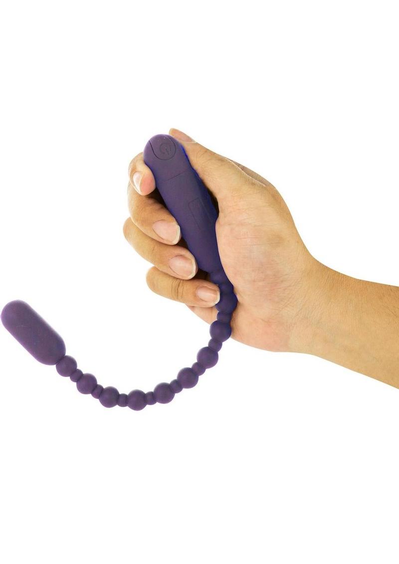 PowerBullet Rechargeable Silicone Booty Beads Waterproof Design