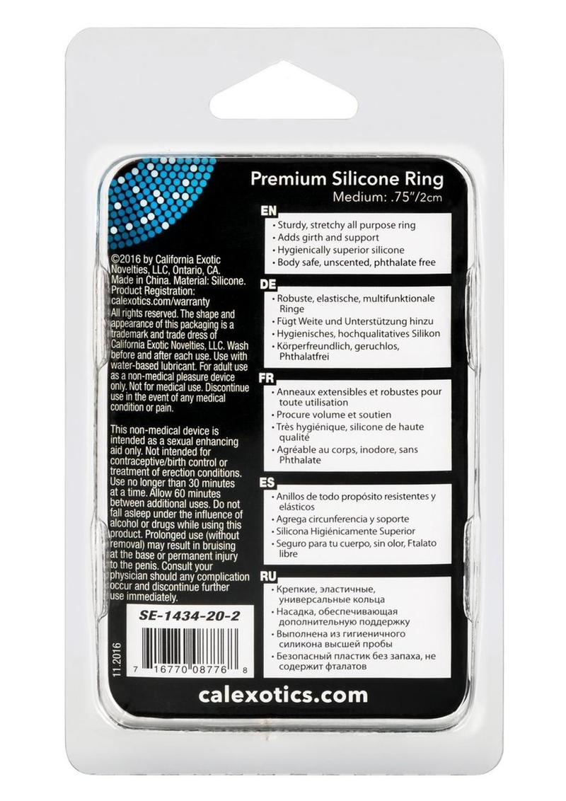 CalExotics Premium Silicone Ring Ultra Stretchy