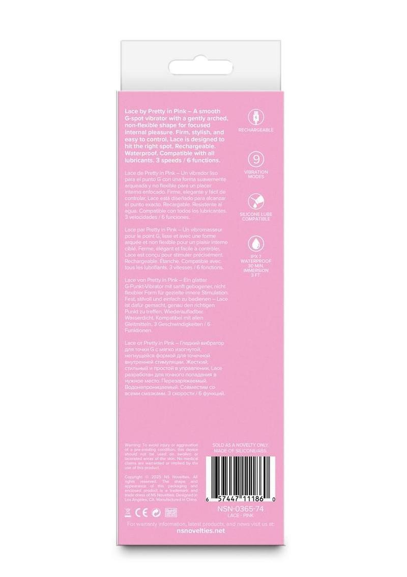 Pretty In Pink Lace G-Spot Vibrator