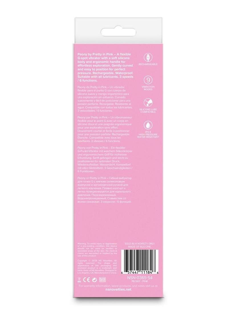 Pretty in Pink Peony G-Spot Vibrator