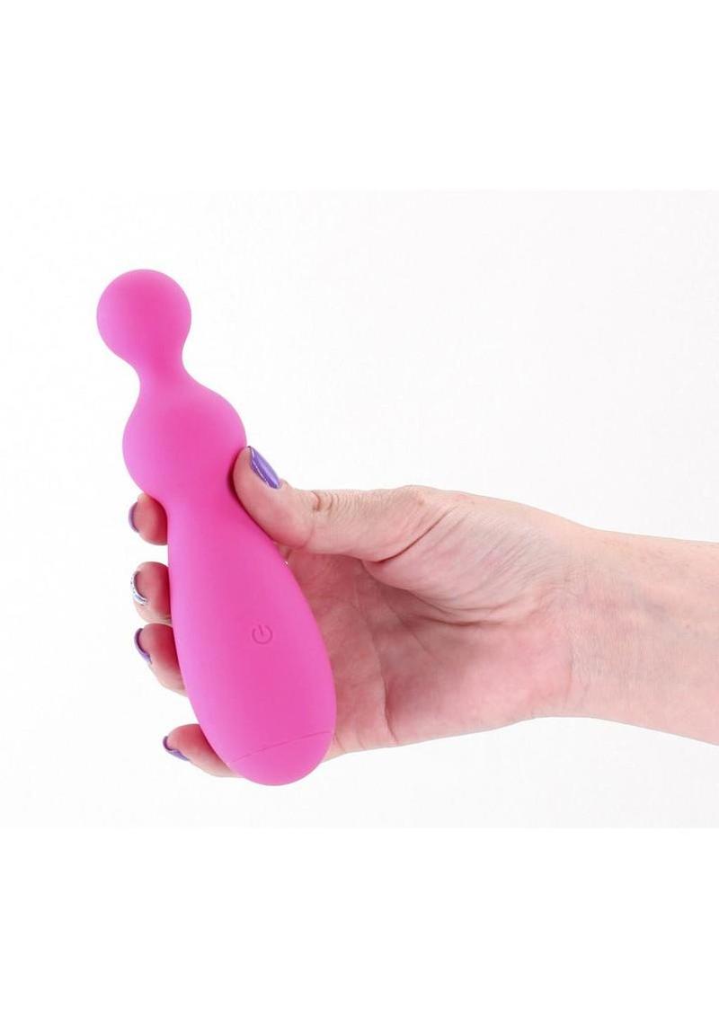 Pretty in Pink Petal Rechargeable Beaded Vibrator