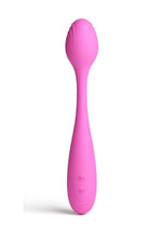 Pretty In Pink Rose Rechargeable Silicone Poseable Vibrator - Pink