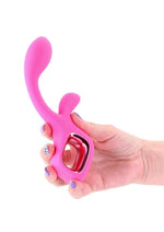 Pretty in Pink Velvet G-Spot Rabbit Vibrator