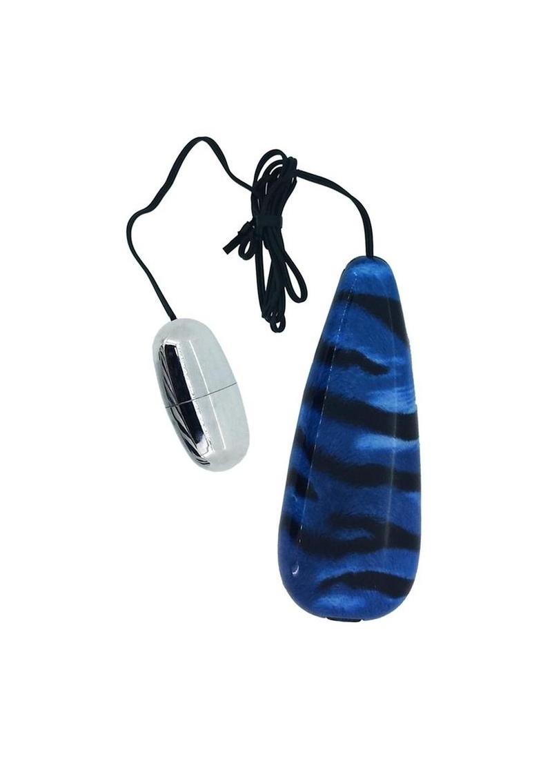 Primal Instinct Zebra Print Bullet Vibrator