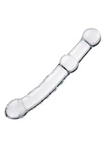 Prisms Prana Glass Thrusting Anal Probe with Raised Textures