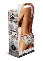 Prowler Barcelona Brief Small White Multicolor Men’s Brief Underwear