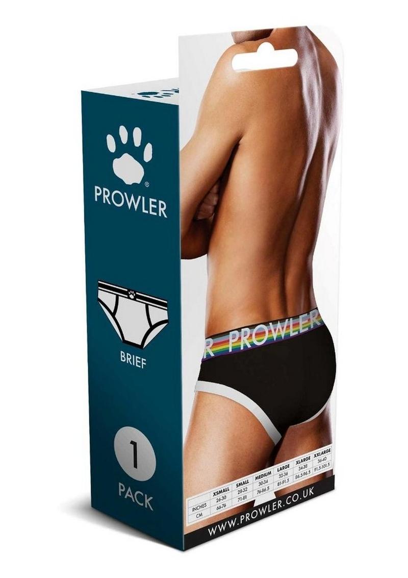 Prowler Black Oversized Paw Men’s Brief Waistband Underwear