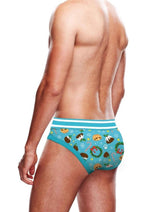 Prowler Christmas Pudding Brief Extra Small Blue White Underwear
