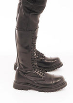 Prowler Red 20 Hole Boot - Uk 8.5 - Black
