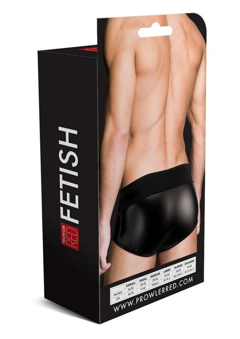Prowler RED Wetlook Brief Faux Leather Underwear
