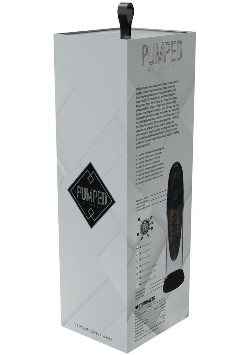 Pumped Aqua Pro Submersible Automatic Rechargeable Penis Pump