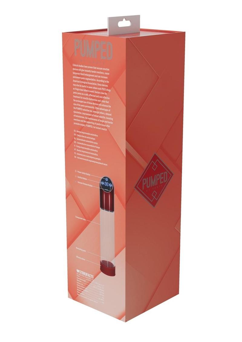 Pumped Automatic Waterproof Rechargeable Silicone Penis Pump