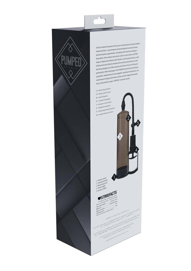 Pumped Basic Water Resistant Silicone Penis Pump