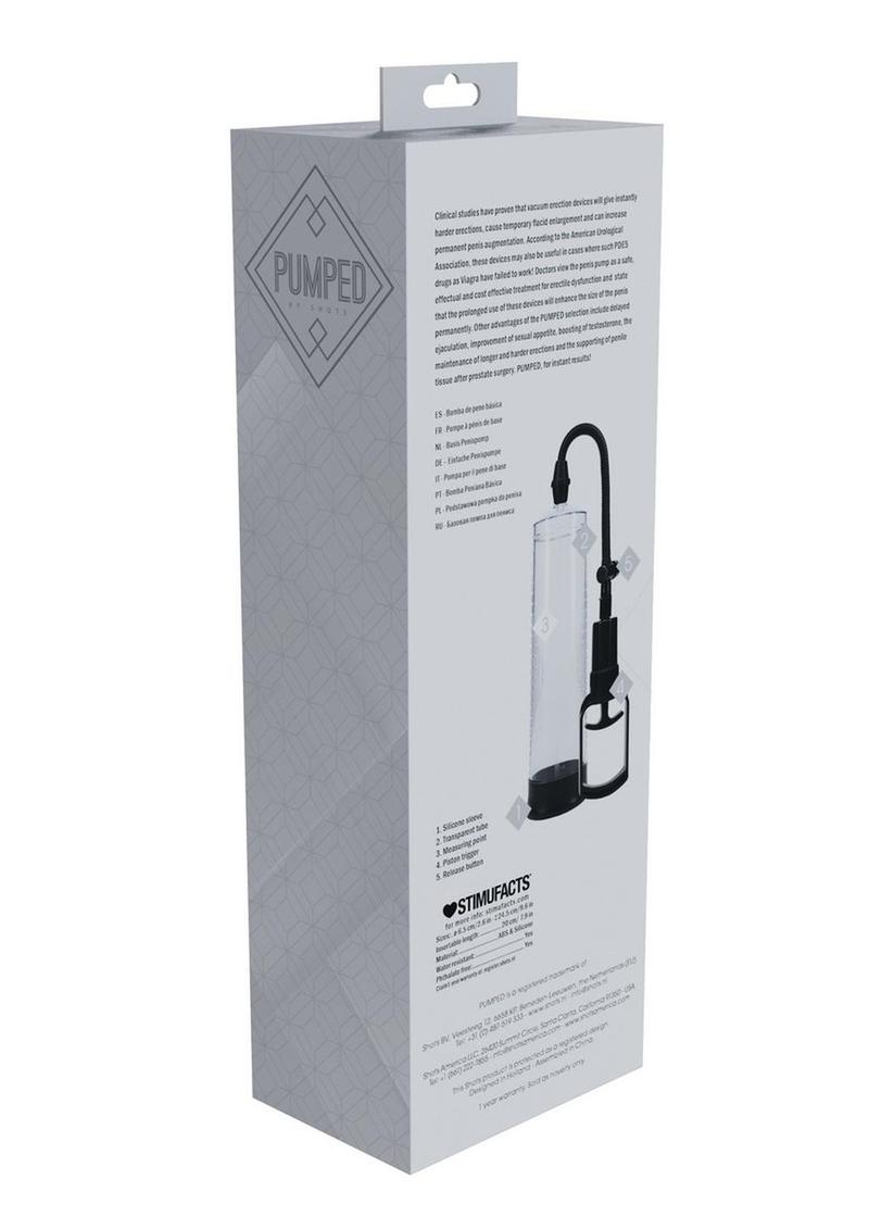 Pumped Basic Water Resistant Silicone Penis Pump