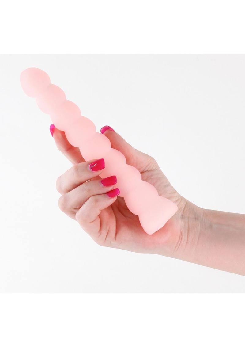 Pure Joy Rechargeable Silicone Rippled Orange Vibrator