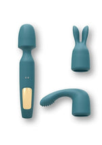 R Evolution Silicone Wand With Attachment Teal
