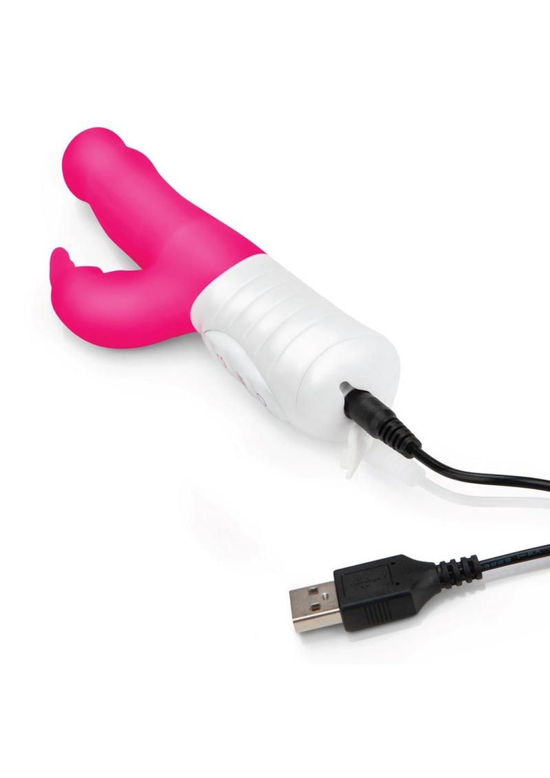USB Rechargeable Rabbit Essentials Slim Shaft Vibrator