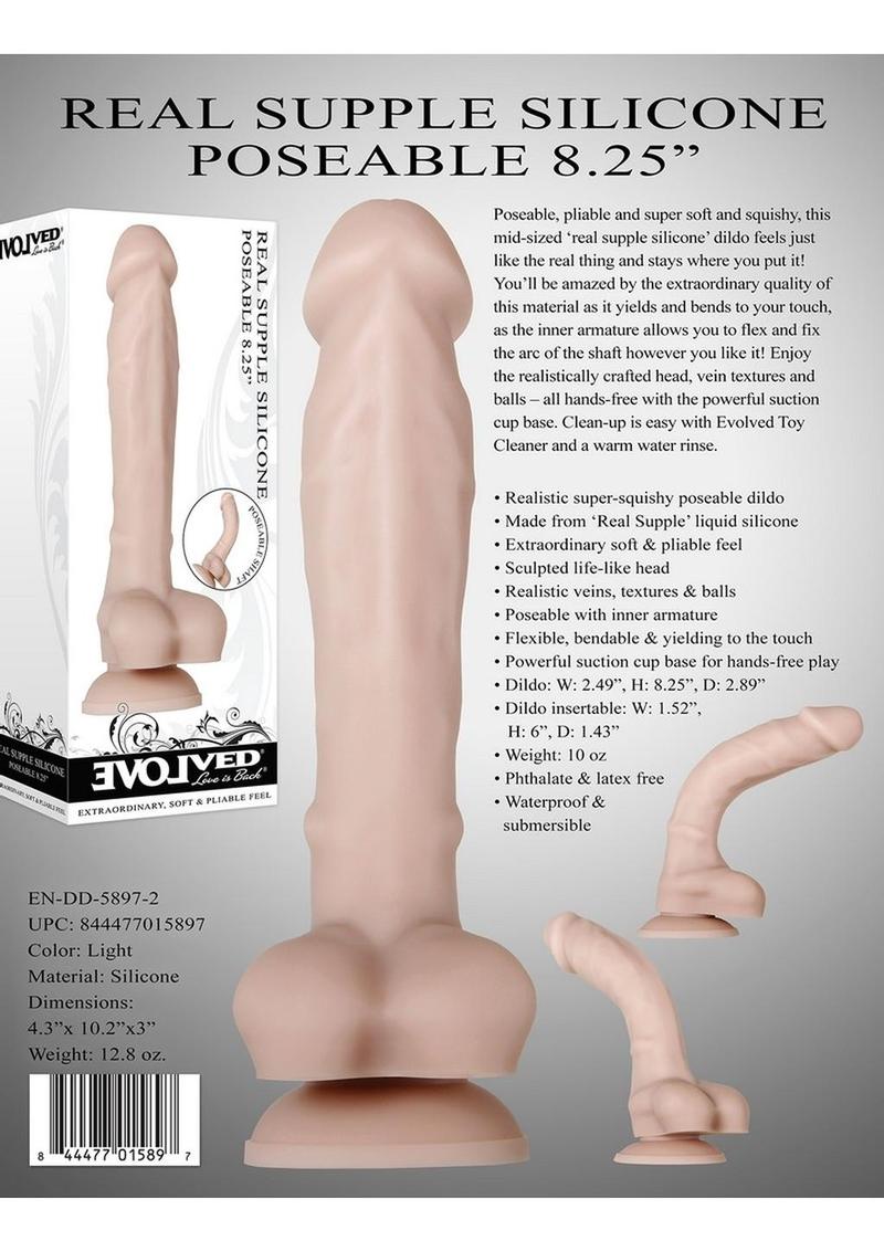 Evolved Real Supple Poseable Dildo