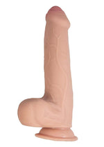 RealCocks 9 Inch Dual Layered Uncut Fat Dick Dildo Bendable