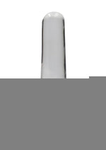 Realrock Crystal Clear Non Realistic Dildo with Suction Cup - Clear - 5.3in