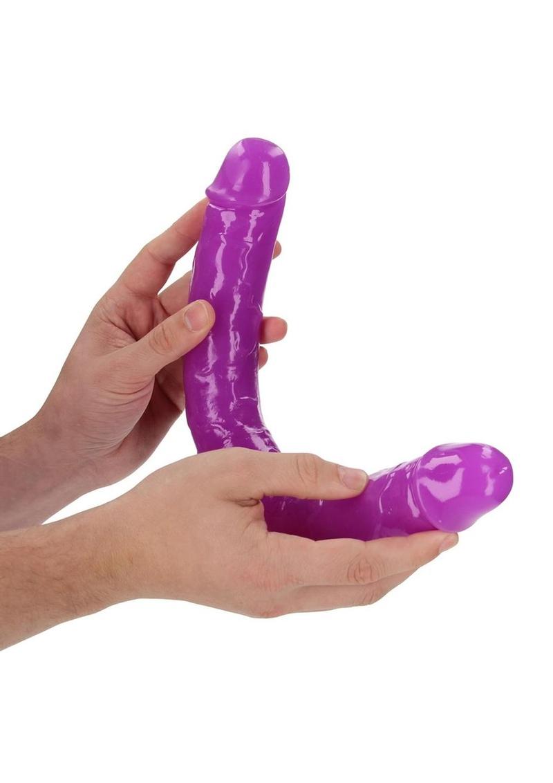 RealRock Glow in the Dark Double Dildo 15 Inch Dual-Ended Design