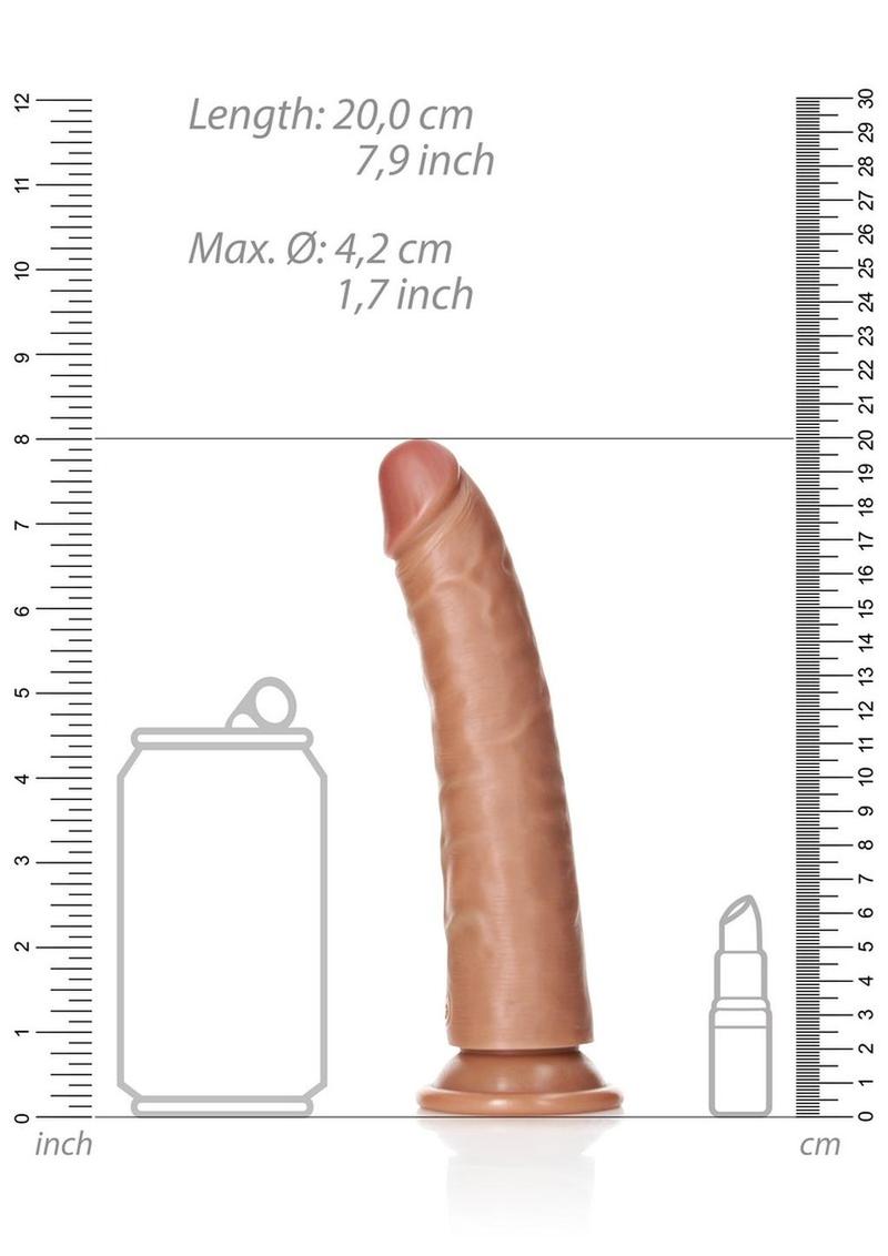 Realrock Slim Realistic Dildo With Suction Cup
